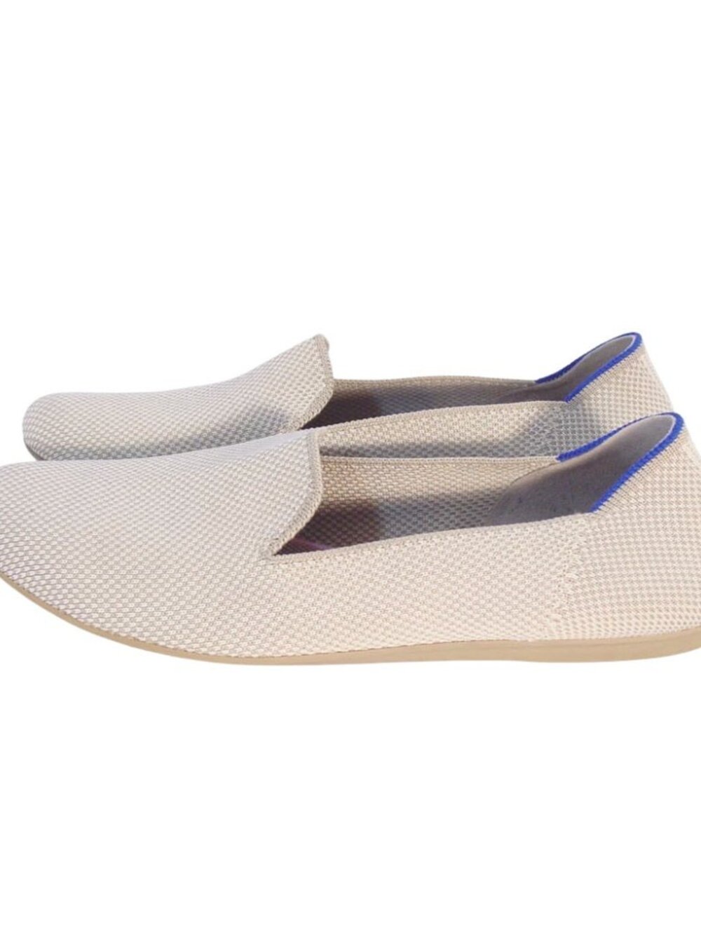 Rothy’s THE LOAFER Linen Double Stitch Women’s Beige Flats Shoes - 9.5 - Picture 7 of 9